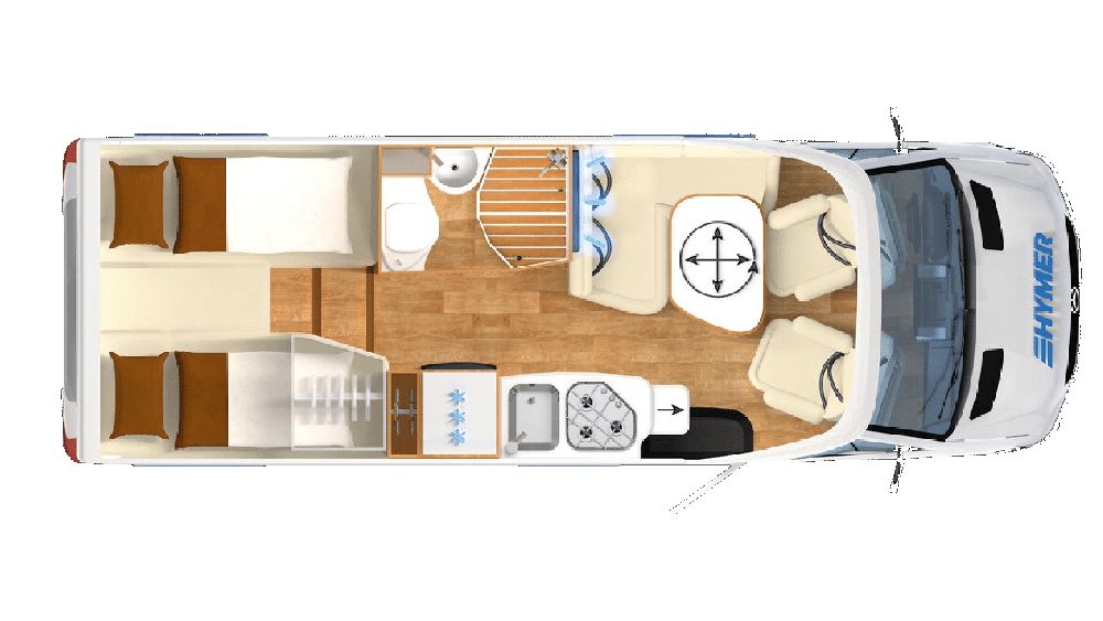 Grundriss Hymer MLT580