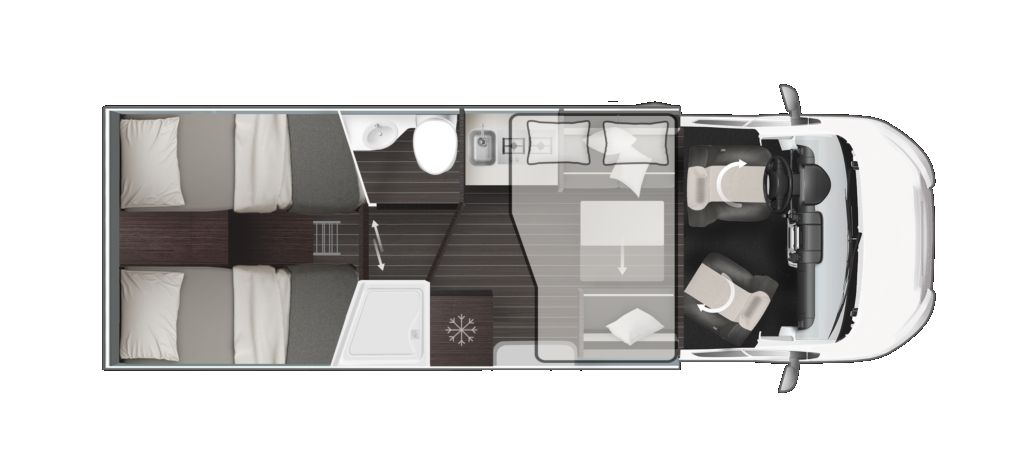 Grundriss Zefiro 287 TL